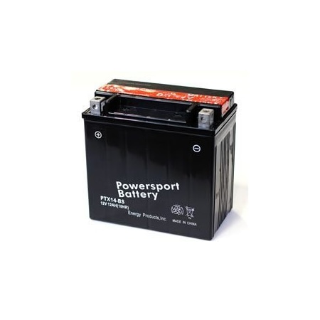 ATV Battery, Replacement For Mighty Max, Ytx14-Bs Battery